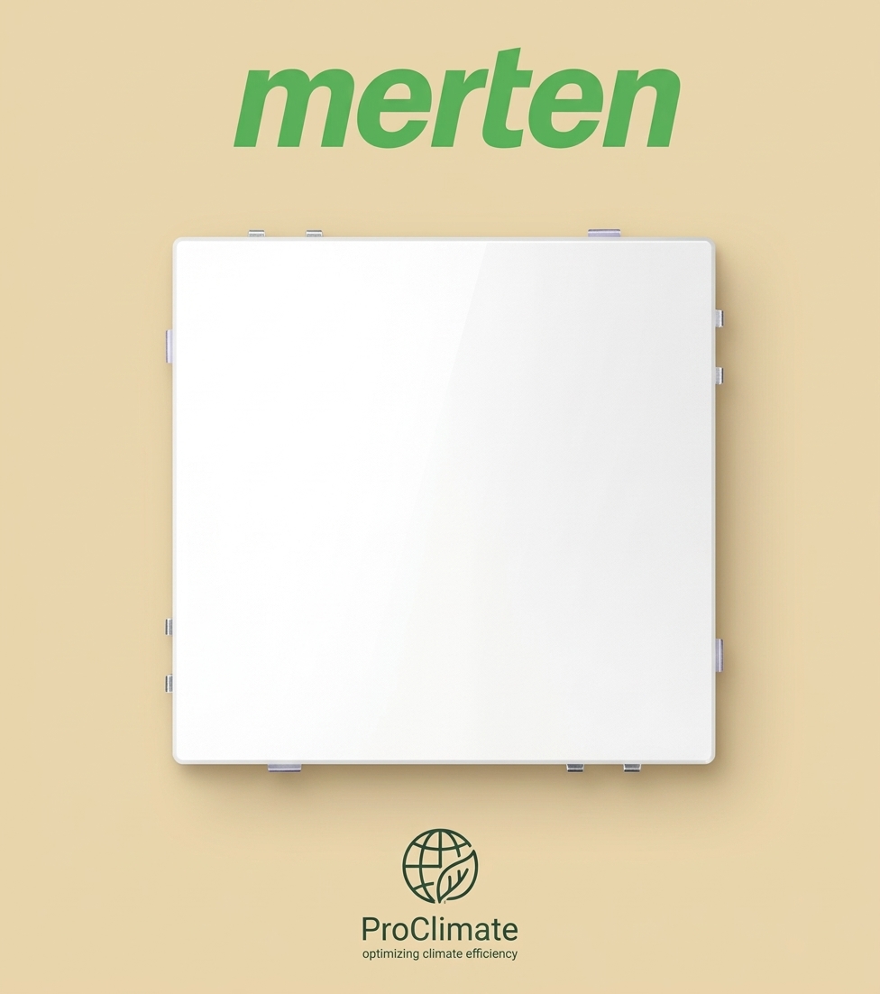 Buton tactil KNX Schneider SpaceLogic Pro T, senzor temperatură, alb lotus, MEG6185-6035