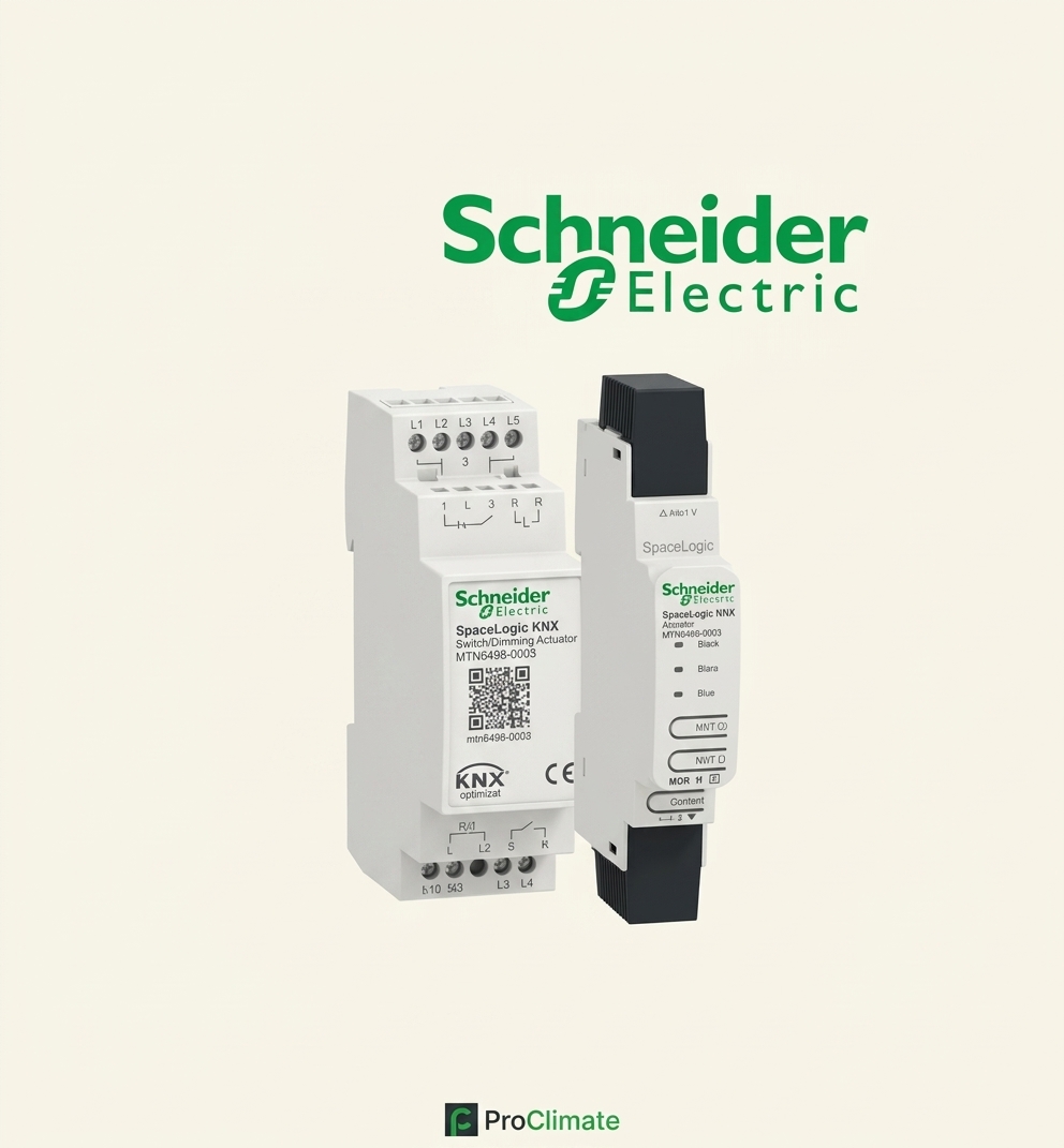 Cuplor de linie/zonă KNX Schneider SpaceLogic, șină DIN, KNX Secure, MTN6500-0101